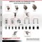 Service Caster 3 Inch 316SS High Temp Glass Filled Nylon Plate Caster Lock Brake 2 Rigid, 2PK SCC-SS316TTL20S314-GFNSHT-2-R-2 - alternate 2